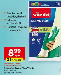 Auchan Rękawice Dermo Plus Vileda oferta