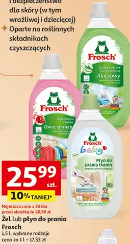 Auchan Żel lub płyn do prania Frosch oferta