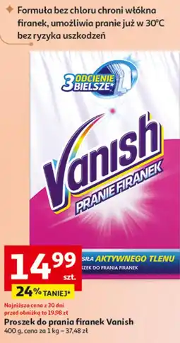 Auchan Proszek do prania firanek Vanish oferta