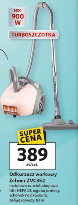 Auchan Odkurzacz workowy Zelmer ZVC352 oferta