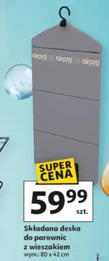 Auchan Składana deska do parownic z wieszakiem oferta