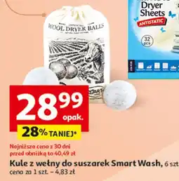 Auchan Kule z wełny do suszarek Smart Wash oferta