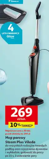 Auchan Mop parowy Steam Plus Vileda oferta
