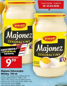 Twój Market Majonez Dekoracyjny Winiary oferta