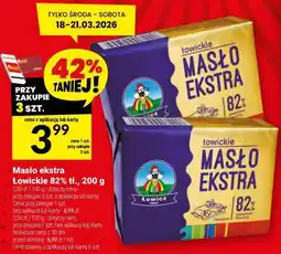 Twój Market Masło ekstra Łowickie 82% tł oferta