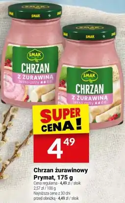 Twój Market Chrzan żurawinowy Prymat oferta