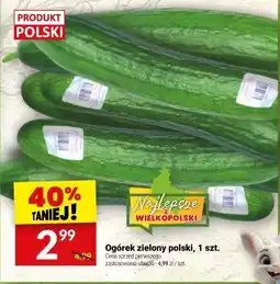 Twój Market Ogórek zielony polski, 1 szt oferta