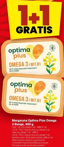 Twój Market Margaryna Optima Plus Omega 3 Bunge oferta