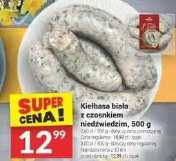 Twój Market Kiełbasa biała z czosnkiem niedźwiedzim oferta