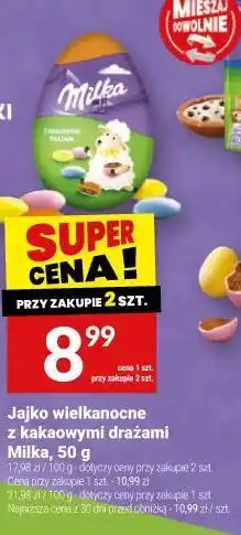 Twój Market Jajko wielkanocne z kakaowymi drażami Milka oferta