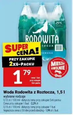 Twój Market Woda Rodowita z Roztocza oferta