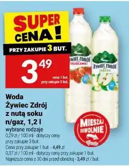 Twój Market Woda Żywiec Zdrój z nutą soku n/gaz oferta