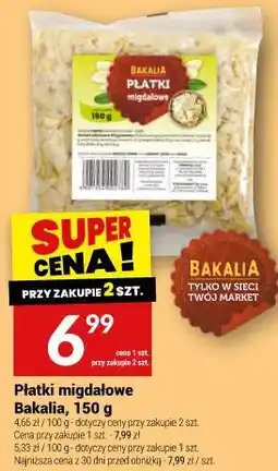 Twój Market Płatki migdałowe Bakalia oferta