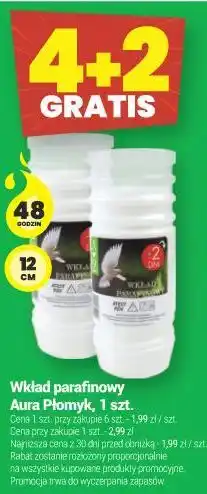 Twój Market Wkład parafinowy Aura Płomyk, 1 szt oferta