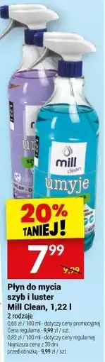 Twój Market Płyn do mycia szyb i luster Mill Clean oferta