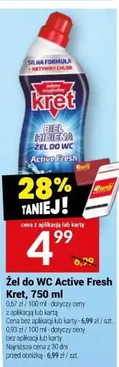 Twój Market Żel do WC Active Fresh Kret oferta