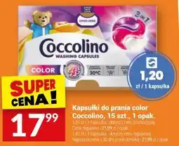 Twój Market Kapsułki do prania color Coccolino, 15 szt., 1 opak oferta
