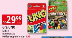 E.Leclerc Gra uno minecraft Mattel oferta