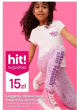 Pepco Legginsy dziewczęce z wysoką zawartością bawełny oferta