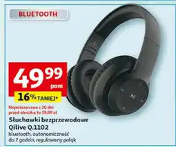 Auchan Słuchawki bezprzewodowe bluetooth oferta