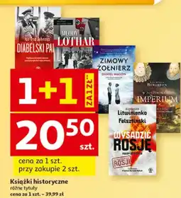 Auchan Książki historyczne różne tytuły oferta
