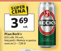 Auchan Piwo Beck's oferta