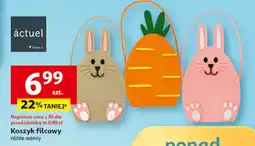 Auchan Koszyk filcowy różne wzory oferta