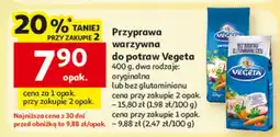 Auchan Przyprawa warzywna do potraw, dwa rodzaje: oryginalna lub bez glutaminianu oferta