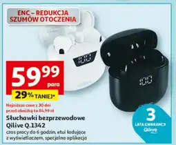 Auchan Słuchawki bezprzewodowe ENC - redukcja szumów otoczenia oferta