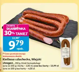 Auchan Kiełbasa szlachecka Wiejski stragan oferta