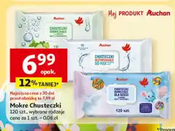 Auchan Mokre chusteczki oferta