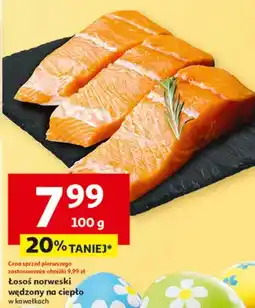 Auchan Łosoś norweski wędzony na ciepło w kawałkach oferta