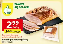 Auchan Boczek parzony wędzony oferta