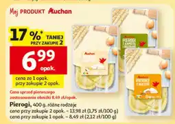 Auchan Pierogi, różne rodzaje oferta