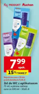 Auchan Żel do WC z aplikatorem oferta