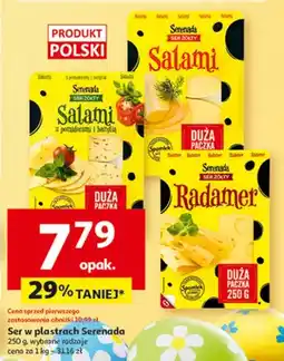 Auchan Ser w plastrach, wybrane rodzaje oferta