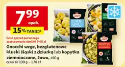 Auchan Gnocchi wege, bezglutenowe kluski śląski z dziurką lub kopytka ziemniaczane, Javo oferta