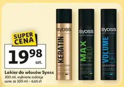 Auchan Lakier do włosów Syoss wybrane rodzaje oferta