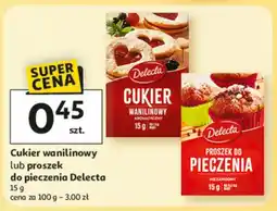 Auchan Cukier waniliowy lub proszek do pieczenia oferta