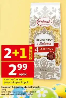 Auchan Makaron 4-jajeczny kluski tradycyjny z Ludwina oferta