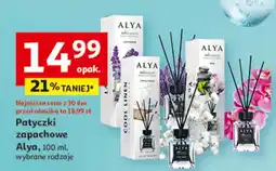 Auchan Patyczki zapachowe, wybrane rodzaje oferta