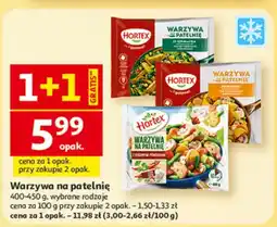Auchan Warzywa na patelnię, wybrane rodzaje oferta
