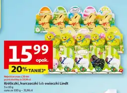 Auchan Króliczki, kurczaczki lub owieczki Lindt oferta