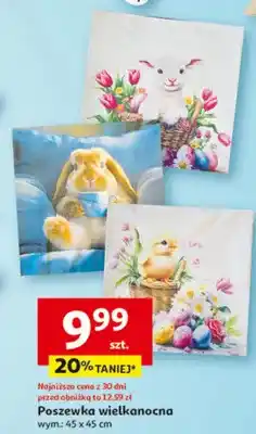 Auchan Poszewka wielkanocna wym.: 45 x 45 cm oferta
