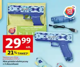 Auchan Mini pistolet elektryczny z 2 zbiornikami oferta
