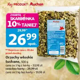 Auchan Orzechy włoskie łuskane oferta