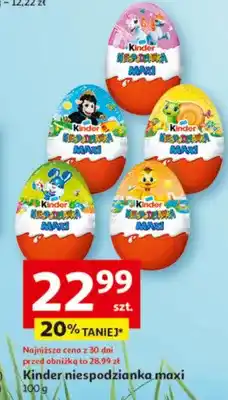 Auchan Kinder niespodzianka maxi oferta