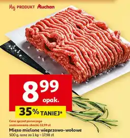 Auchan Mięso mielone wieprzowo-wołowe oferta