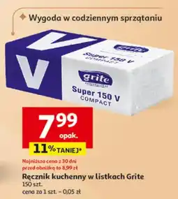 Auchan Ręcznik kuchenny w listkach oferta