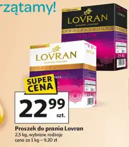 Auchan Proszek do prania, wybrane rodzaje oferta